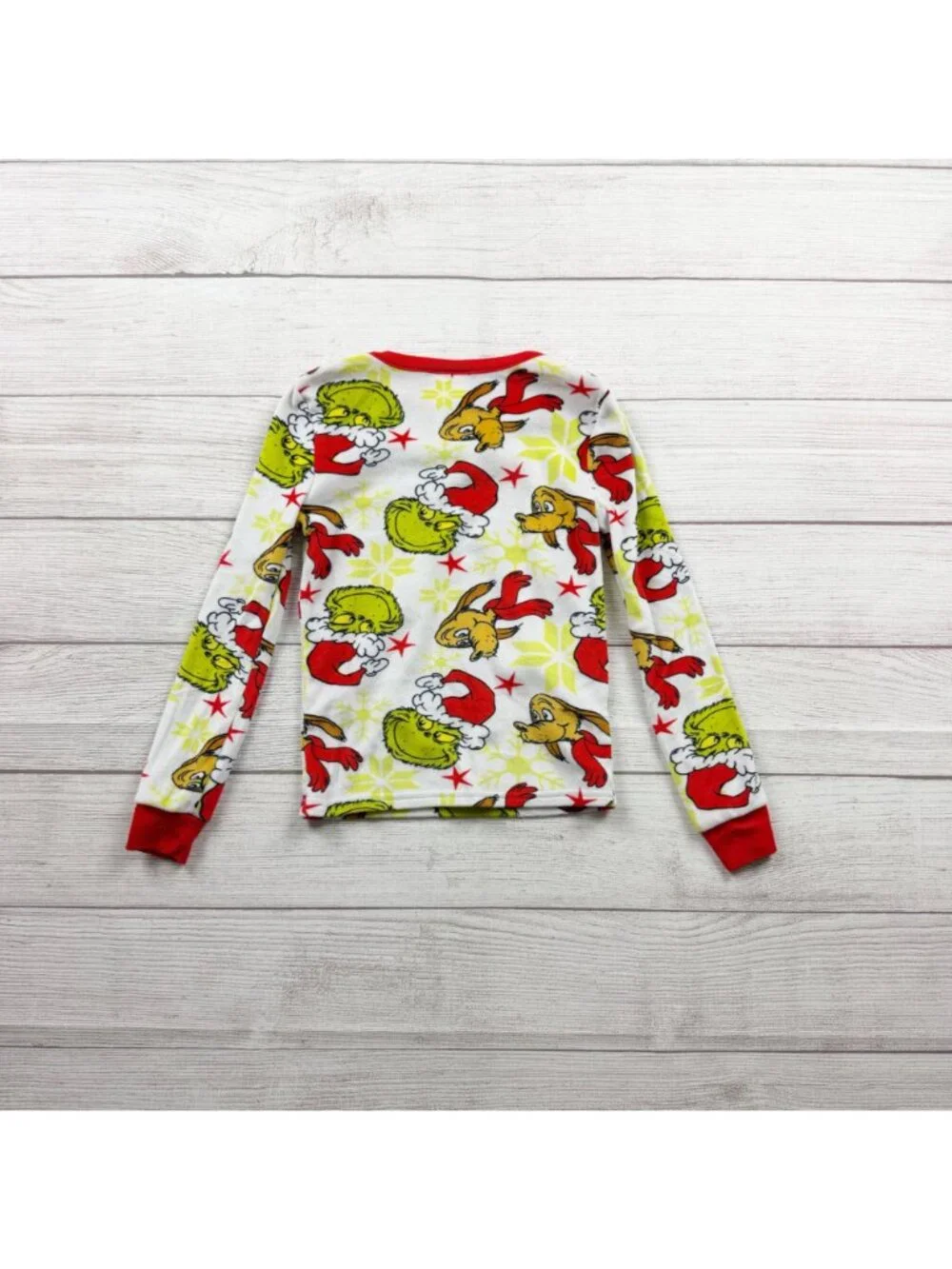 Dr. Seuss The Grinch Kids Pajama Set Holiday Max Character Print Sleepwear 6